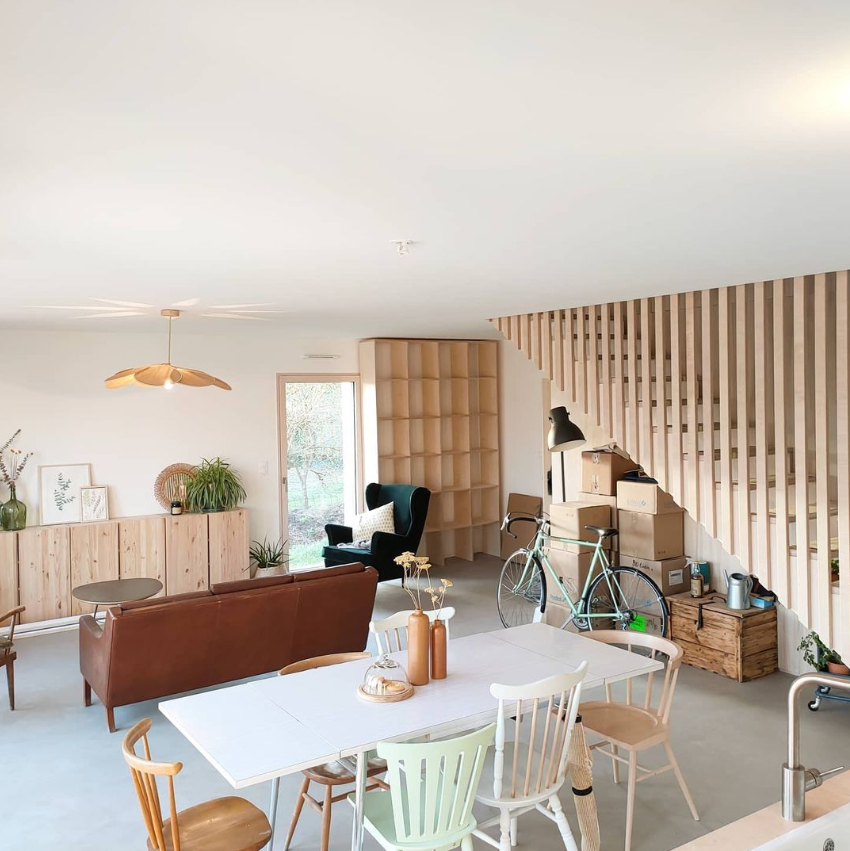 Projet global : salon + escaliers