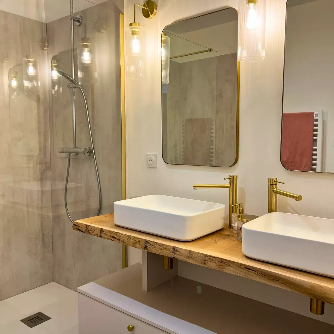 Salle de bain élégante sur-mesure - Poitiers (86)