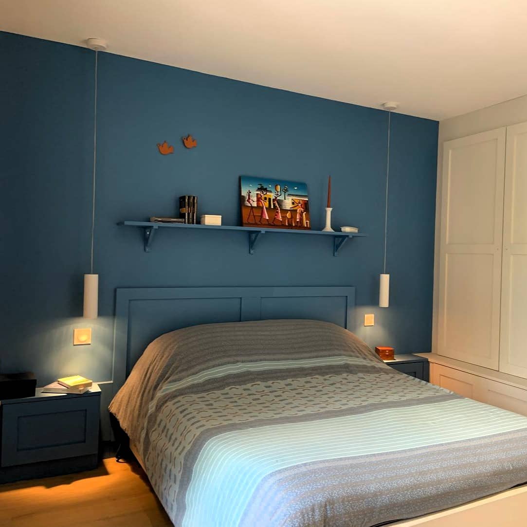 Chambre bleue